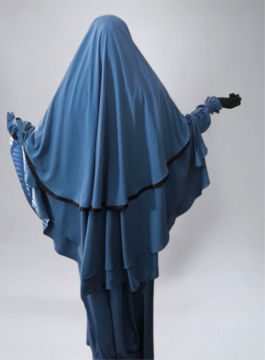 Cape khimar and abaya set