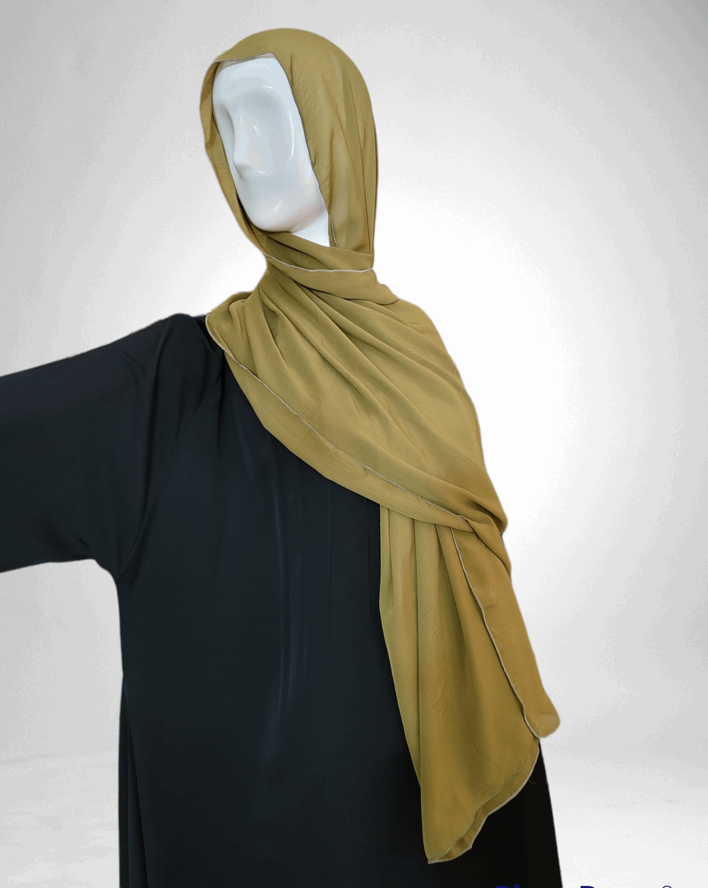 Crepe chiffon hijab - Rumaysa Fashionz