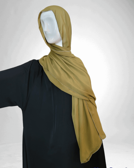 Crepe chiffon hijab - Rumaysa Fashionz