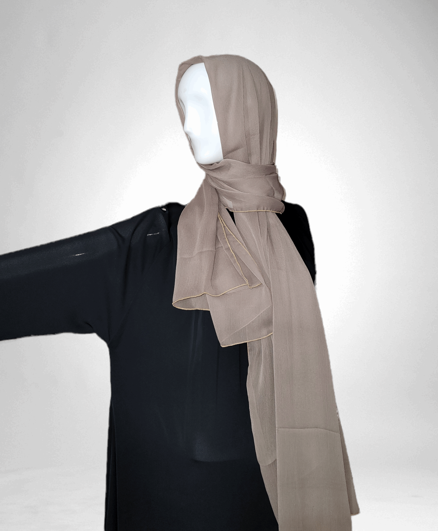 Crepe chiffon hijab - Rumaysa Fashionz