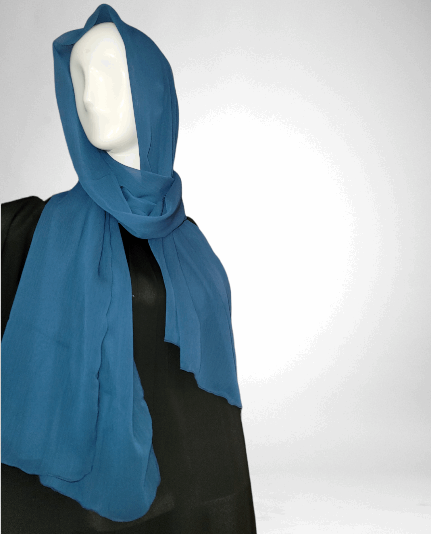 Crepe chiffon hijab - Rumaysa Fashionz
