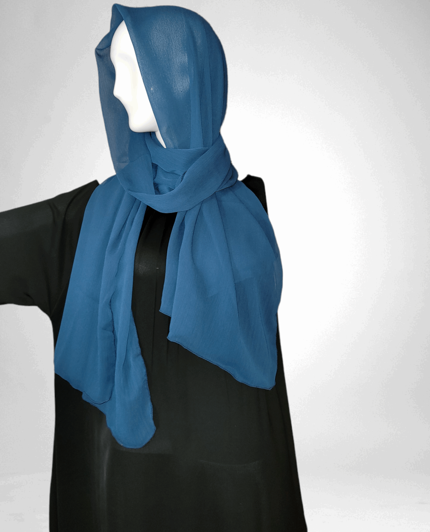 Crepe chiffon hijab - Rumaysa Fashionz