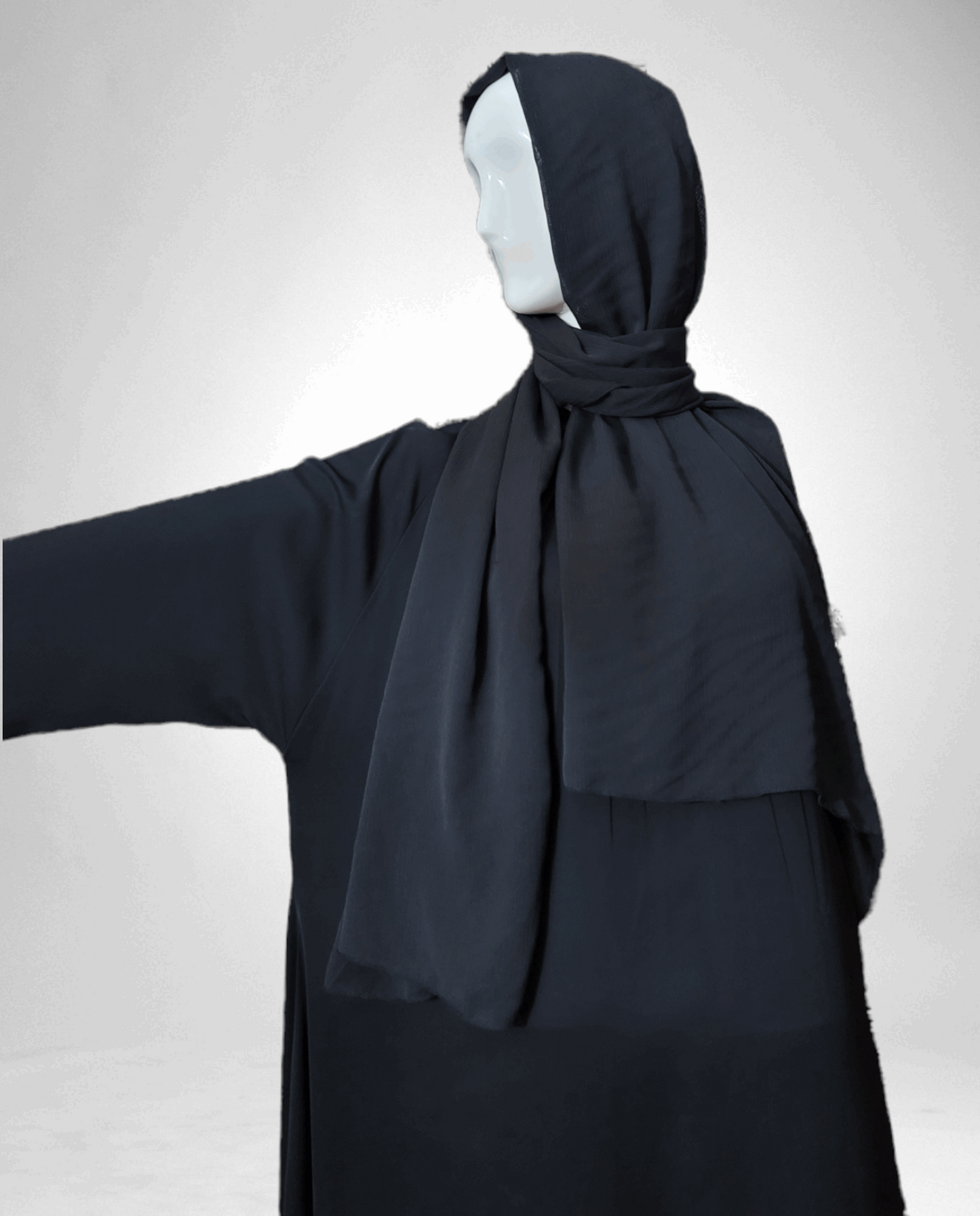 Crepe chiffon hijab - Rumaysa Fashionz