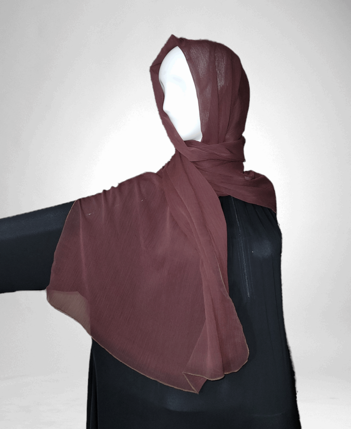 Crepe chiffon hijab - Rumaysa Fashionz