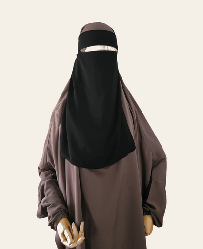Single Layer Niqab - Rumaysa Fashionz 