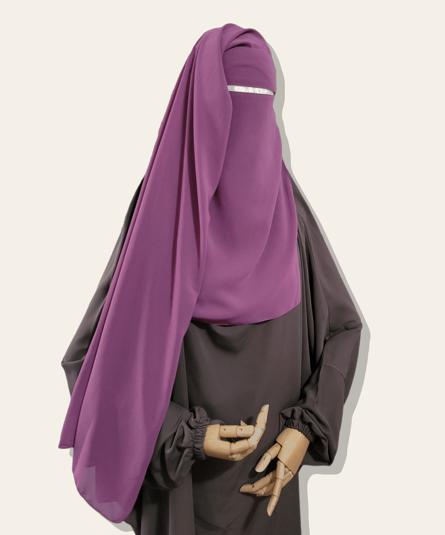 Double layer niqab - Rumaysa Fashionz