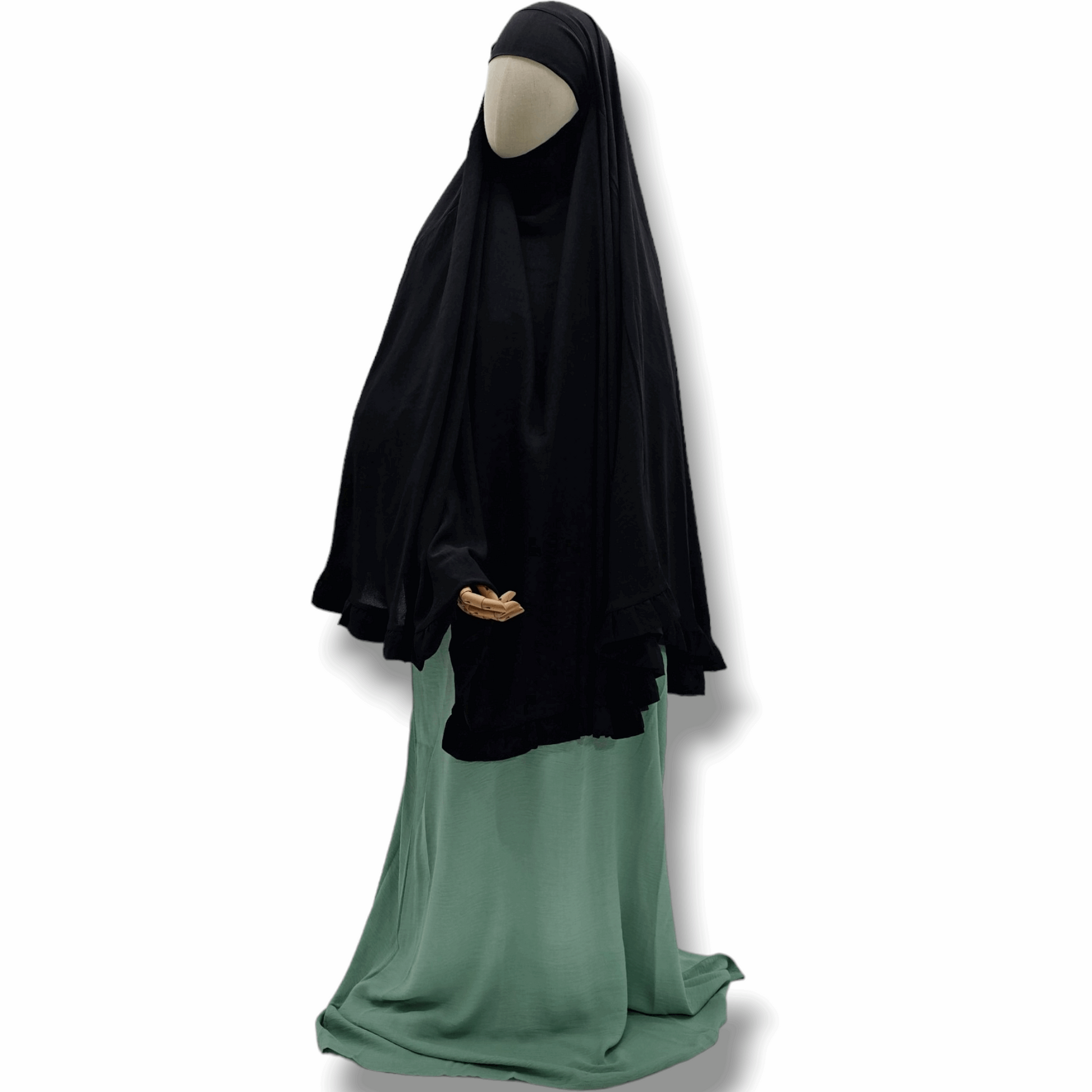 Ruffled Khimar
