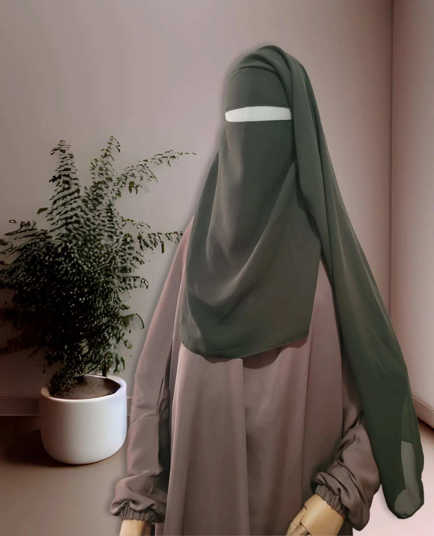 Double layer niqab