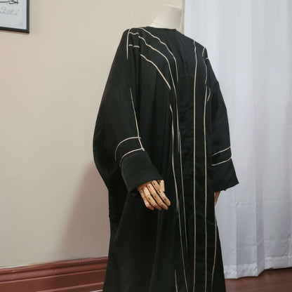 Luxe black abaya