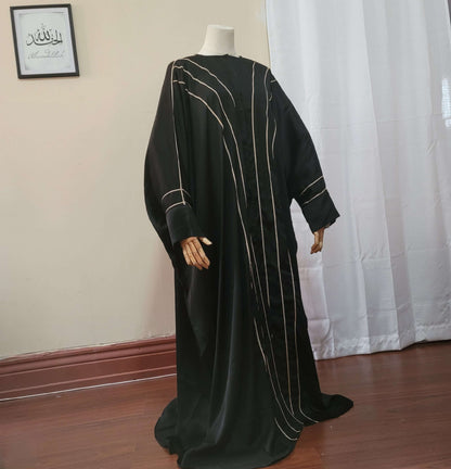 Luxe black abaya