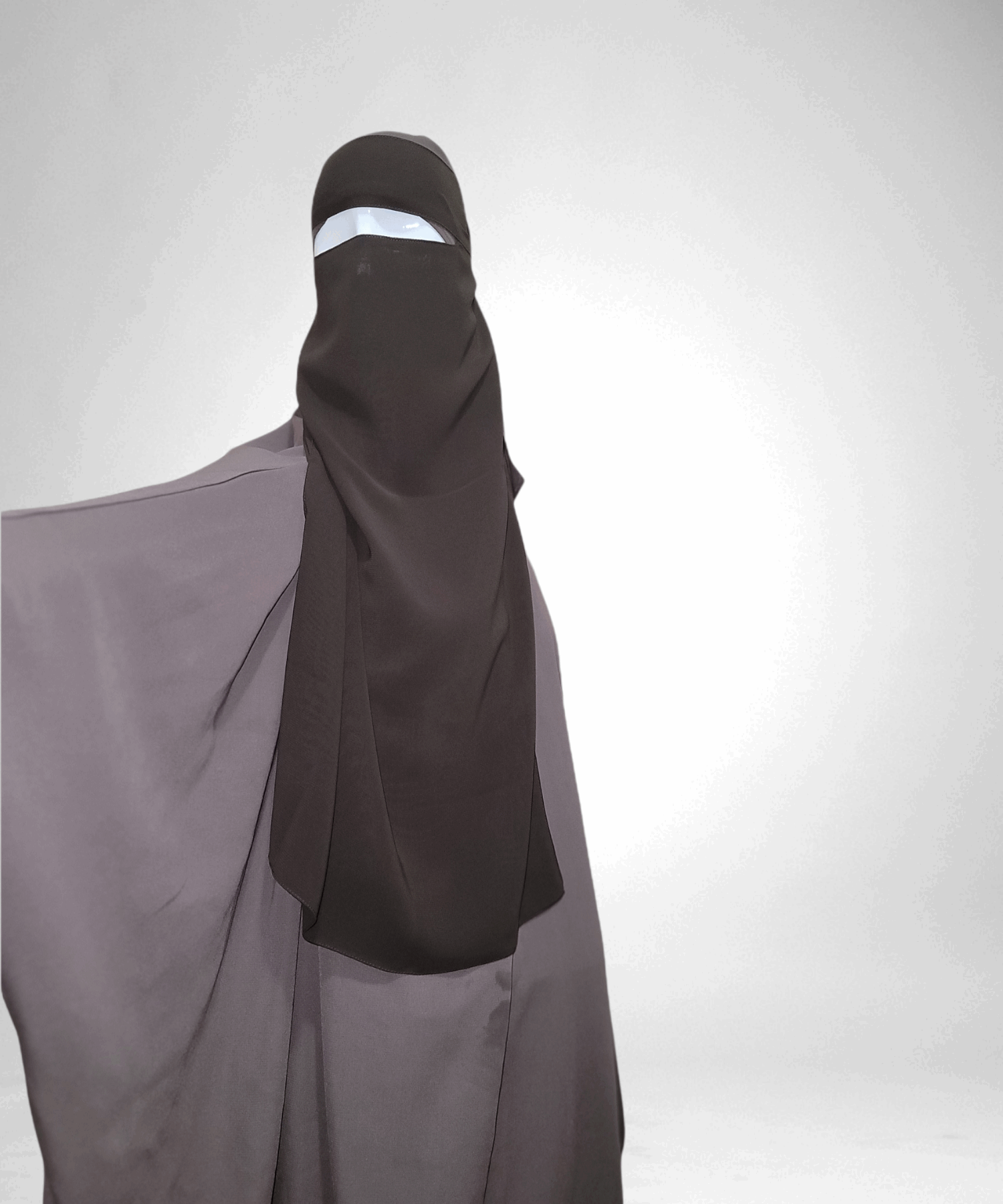 Long Single Layer Niqab - Rumaysa Fashionz 