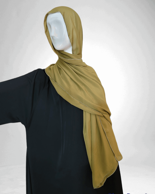 Crepe chiffon hijab - Rumaysa Fashionz 