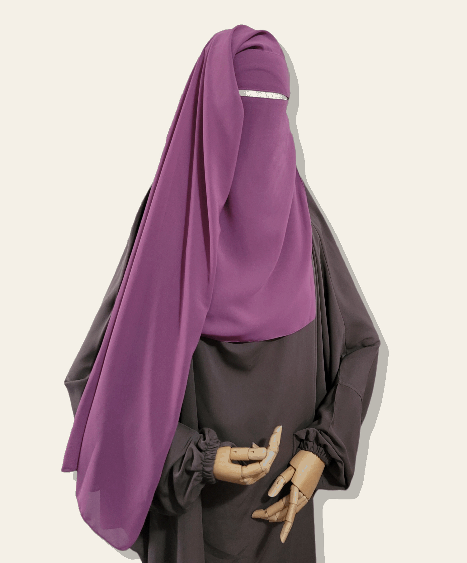 Double layer niqab - Rumaysa Fashionz 