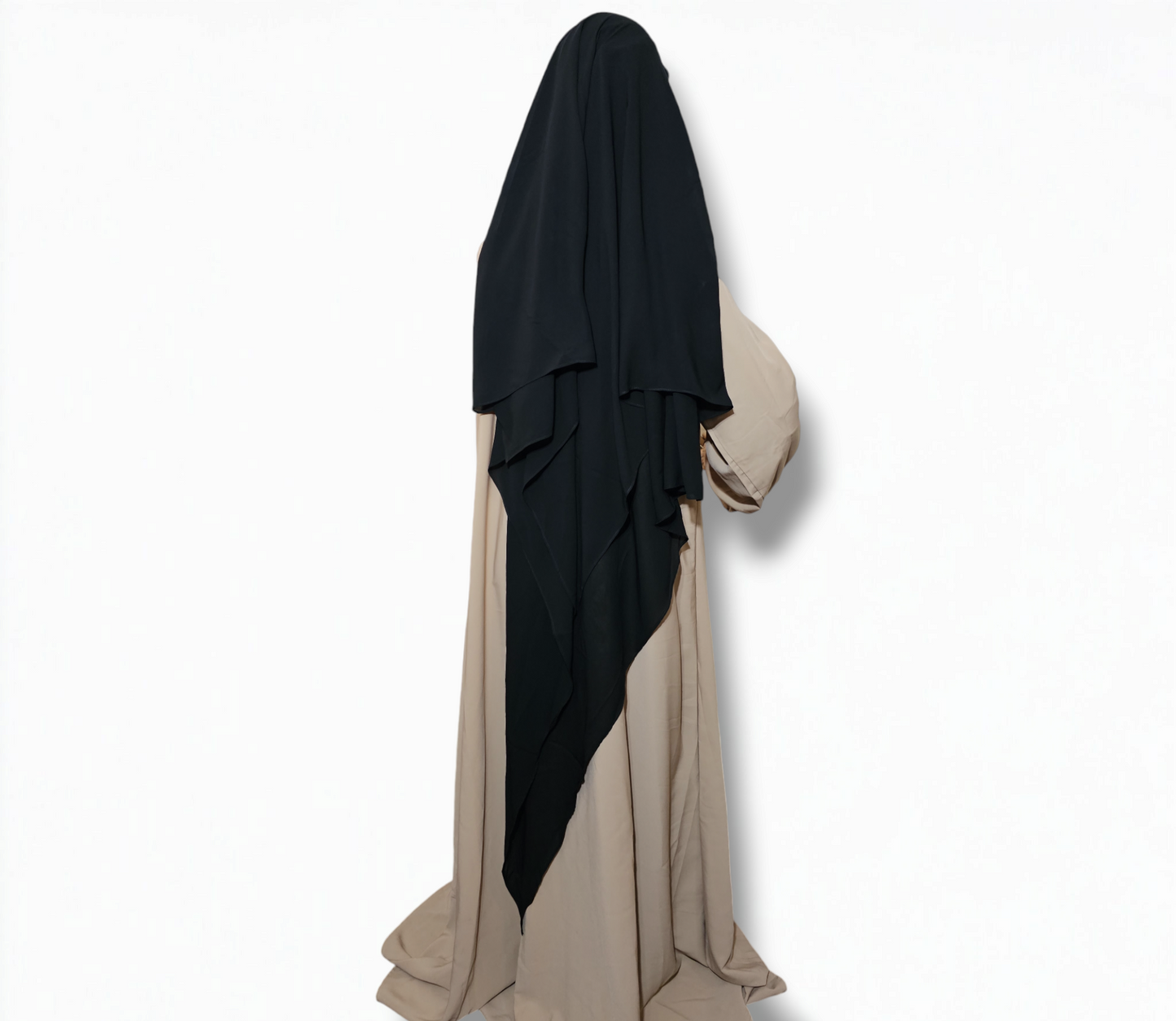 Triple layer diamond niqab