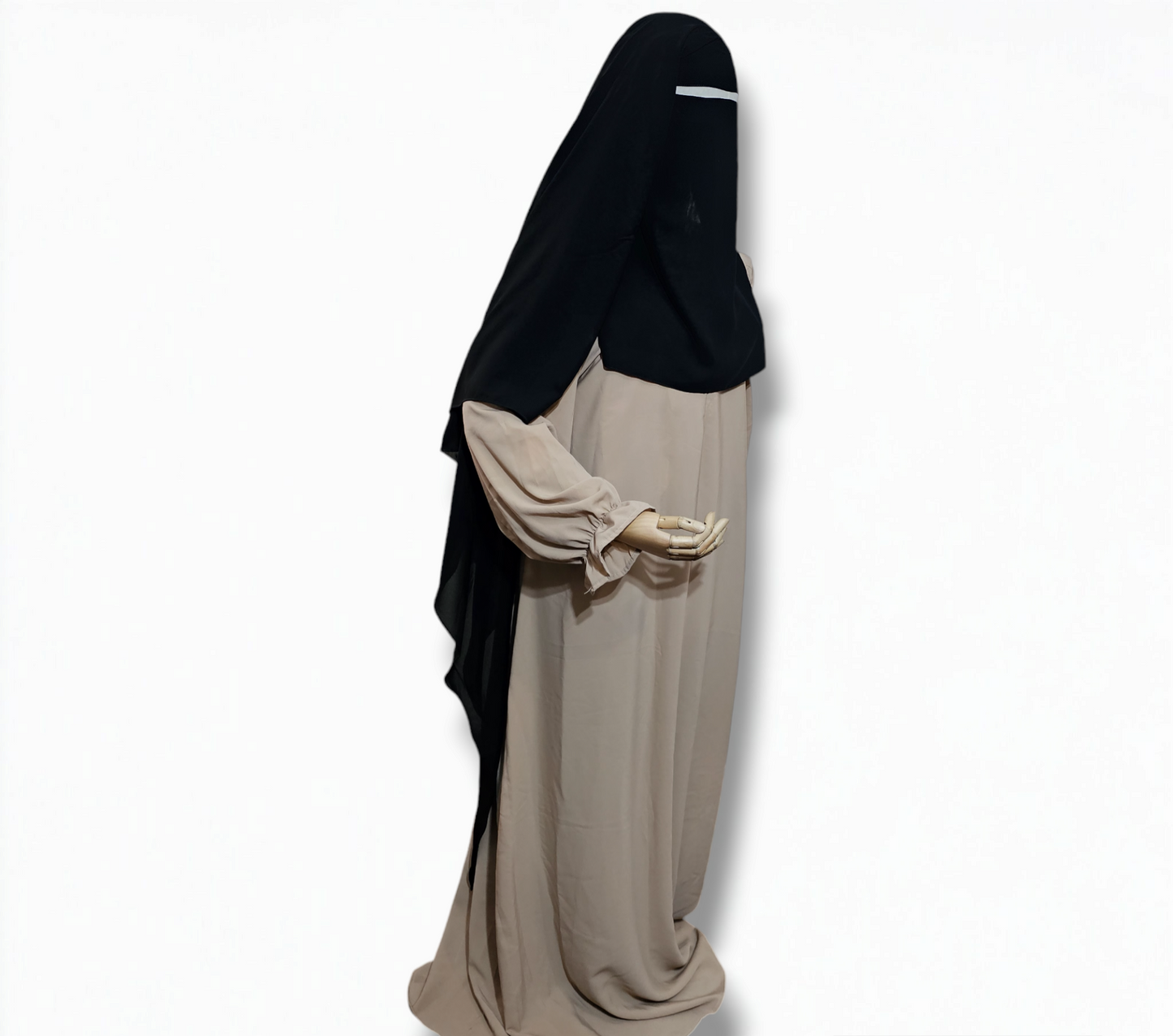 Triple layer diamond niqab