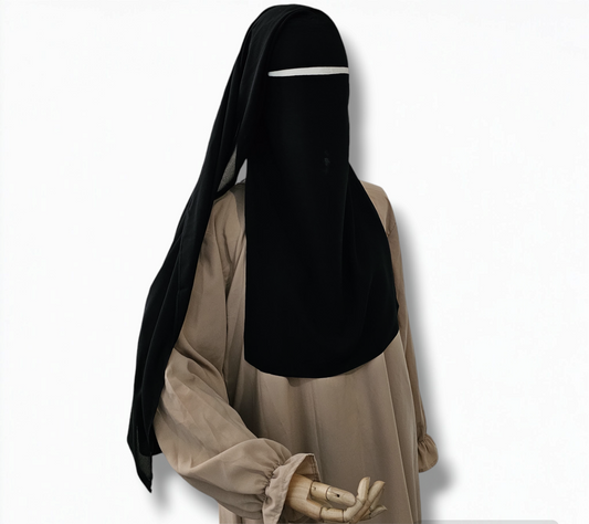 Long Double layer Niqab