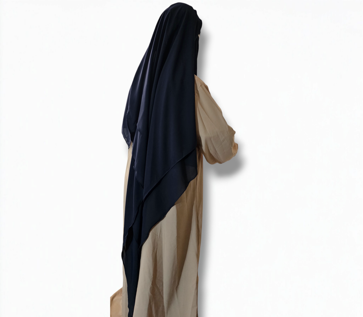 Triple layer diamond niqab