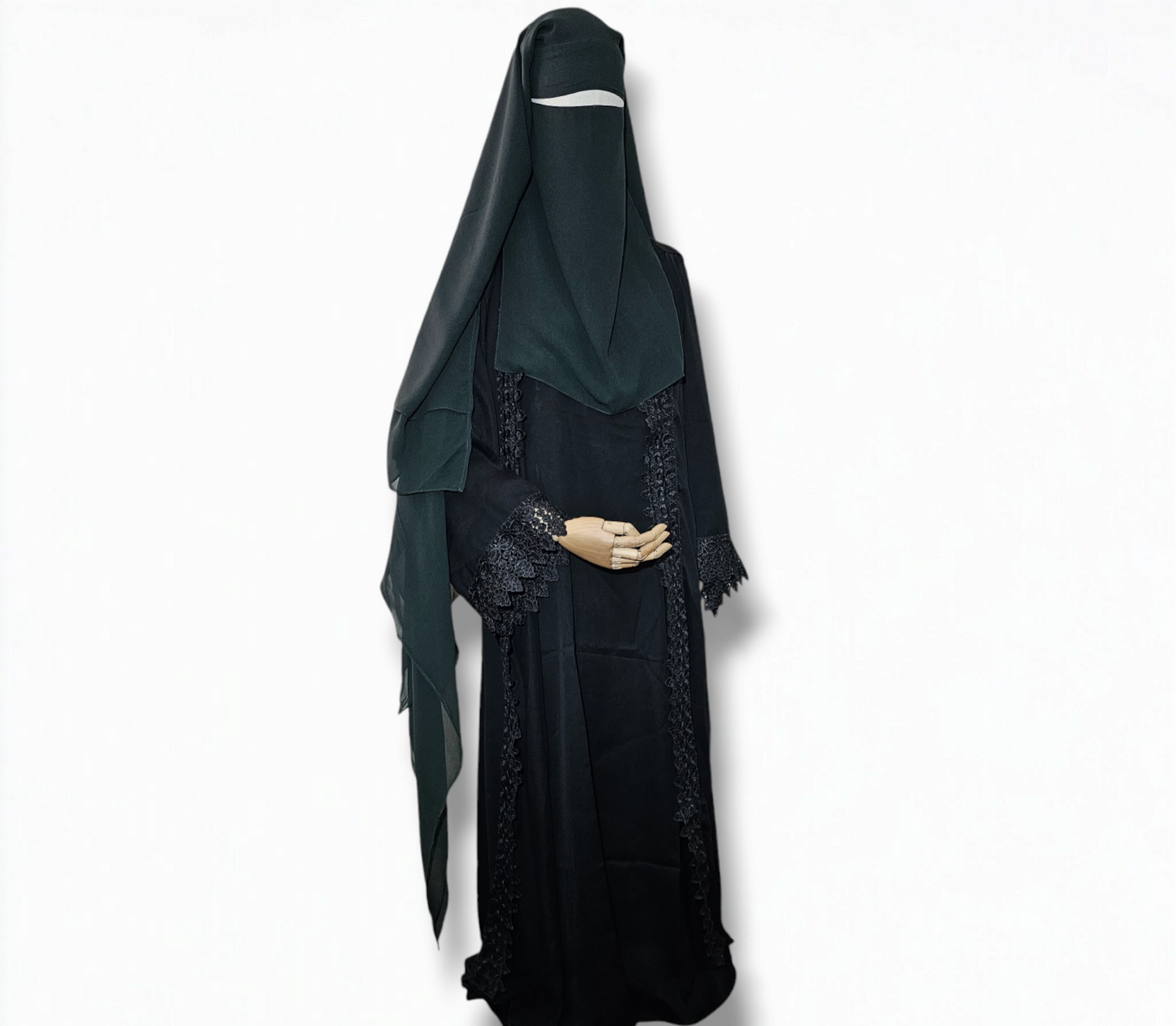 Triple layer diamond niqab