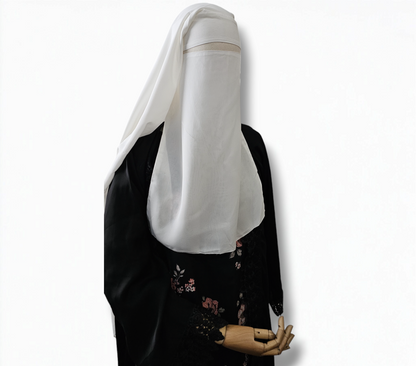 Triple layer diamond niqab