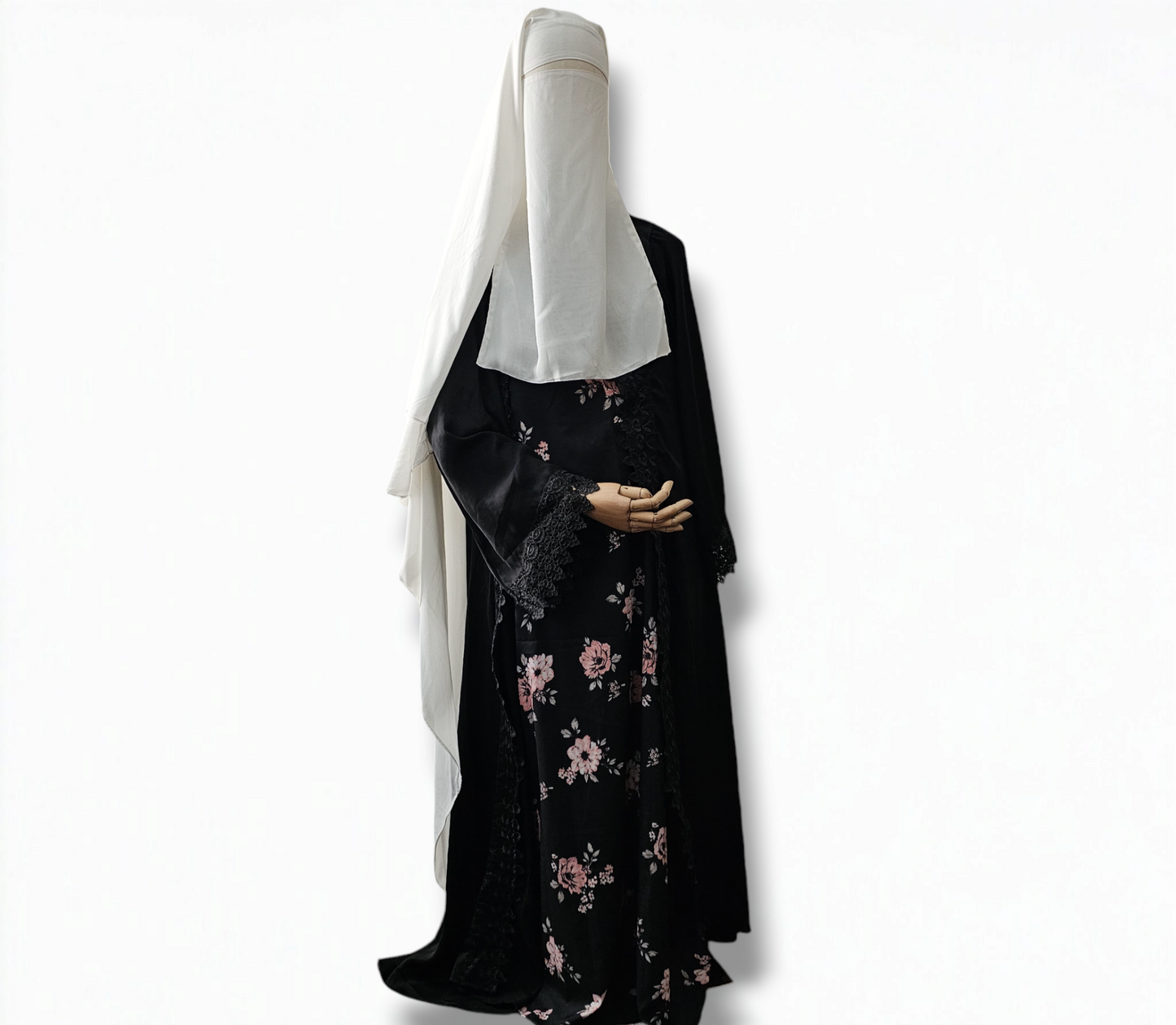 Triple layer diamond niqab