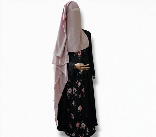 Triple layer diamond niqab