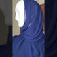 Pleated chiffon hijab
